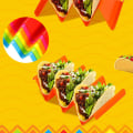 Miniatyrbillede 4 af 6: Tacoholdersæt: Stor farverig bakke til 6/12/18/24 tacos, fødevaregodkendt PP-materiale, tåler opvaskemaskine og mikroovn 12pcs