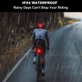 Pikkukuva 4 / 7: Heart Shape Bike -takavalo - Ladattava LED, söpö muotoilu, 5 tilaa, vedenpitävä, yöajoon a4