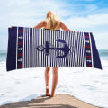 Miniatyrbilde 6 av 6: Mikrofiber lett tynt strandhåndkle strandteppe Hurtigtørkende håndkle: kompakt, sandfri, absorberende, sandsikker 51