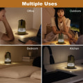 Miniatyrbillede 5 af 6: LED-projektorlys, multifunktionelt campingnatlys, genopladeligt campingnatlys, udendørs camping bærbar stjernehimmel galakse lysprojektor green 108x108x180mm