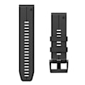 Miniatyrbilde 5 av 5: 26 mm Silikonarmbånd for Garmin Fenix 6X/Fenix 7X/7X pro, COROS Sort Svart