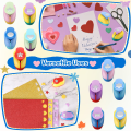 Miniatyrbild 6 av 7: Hantverkshålslagare 2,2 cm Pappershålslagare för hantverk, mixformskärare för pappershantverk Scrapbooking Barn Lärare Kontorsmaterial a5