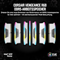 Miniatyrbild 2 av 3: Corsair Vengeance RGB DDR5 32 GB (2 x 16 GB) 6400 MHz CL36 - Vit - Dual Channel Kit 2 RGB DDR5 RAM PC5-51200 - CMH32G