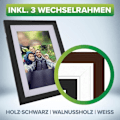 Miniatyrbild 2 av 4: Digital fotoram - InLine - WiFRAME 2 55821H - Pekskärm 10,1 - WiFi - 16 GB minne