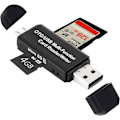 Miniatyrbild 3 av 4: Key Memory Card Adapter - Western Digital WDDSDADP01 - Svart
