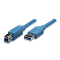 Miniatyrbild 2 av 2: TECHLY - Techly ICOC U3-AB-20 BL KABEL USB 3.0 A hane / B hane 2 M BLÅ