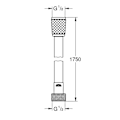 Miniatyrbild 4 av 4: Duschtillbehör - GROHE - VitalioFlex - 175 cm - Krom - ProGrip anti-twist Krom
