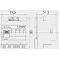 Miniatyrbild 1 av 2: Rutenbeck (700802610) TCR IP 4 R-Control IP 4 Fernschaltgerät, Netzwerkanschluss, Zeitschaltfunktion, Temperatur, REG, ljusgrau