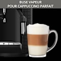 Miniatyrbild 4 av 5: KRUPS kaffebönmaskin, 1,7 l, espressomaskin, ångmunstycke för cappuccino, 2 koppar samtidigt, Essential YY8135FD Svart