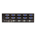 Miniatyrbild 1 av 2: STARTECH 4-portars dubbel VGA USB KVM-switch med 2-portars USB 2.0-hubb - 4 dator(ar) - 1 lokal(a) användare(r)