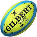 Miniatyrbild 2 av 2: GILBERT Rugbyboll G-TR4000 Fluo T5 Gul/Blå