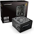 Miniatyrbild 1 av 4: LC-POWER 650W PC-strömförsörjning, Helt modulär, Certifierad 80 Plus Gold, PSU Gaming, ATX, 5 års garanti, LC6650M