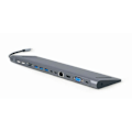 Miniatyrbild 1 av 4: Gembird USB-C Hub HDMI GbE 5xUS B 2.0 3.1 3xUSB-C 1xPD - 8716309121439