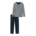 Miniatyrbild 1 av 4: SCHIESSER Lång pyjamas Blå 64