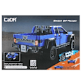 Miniatyrbild 4 av 4: CaDA Byggsats Blå Bil Terrängfordon Smash Off-Roader Återdrag 390 bitar Blå