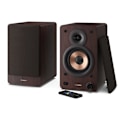 Miniatyrbild 1 av 6: Bluetooth-högtalare - SHARP - CP-SS30(BR) - Brun bokhylla - 2x 30W - 2-vägs - Trådlös - 60W RMS kastanj