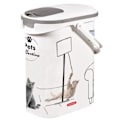 Miniatyrbild 2 av 2: CURVER foderbehållare - 10L/4 kg - HUSDJURSAMLING - För katter Vit