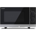 Miniatyrbild 1 av 4: Sharp YC-PS201AE-S Mikrovågsugn (700 W, 20 L, 6 effektnivåer, avfrostningsfunktion, enkel rengöring)