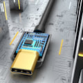Miniatyrbild 3 av 6: Baseus hörlursheadsetadapter USB typ C till 3,5 mm USB C till 3,5-jack ljudkabel för Huawei Mate 20