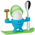 Miniatyrbild 1 av 4: Blå MCEGG äggkopp med äggsked Blå