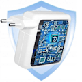 Miniatyrbild 2 av 3: Laddare - väggadapter Lextool Strömförsörjning för Apple bärbar dator 85 W 20 V 4,25 A MgSafe2