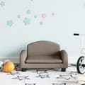 vidaXL Barnsoffa taupe 50x40x30 cm tyg, mini soffa, mini soffa-stol, mini soffa för barn, soffa av 3196372