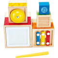 Miniatyrbild 1 av 6: Häckande speldosor - Hape - 5 träinstrument - För barn från 18 månader Beige