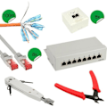 Miniatyrbild 1 av 2: InLine® Cat.6 Netzwerk Installations Kit