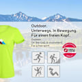 Miniatyrbild 3 av 4: T-shirt Svart klyfta - BCR281723-Y2-44 - Dam T-shirt Funktion Funktion T-shirt för Kvinna Kvinna Gul 44