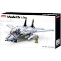Miniatyrbild 1 av 4: Byggsats - Jet Plane Jet Fighter Army - Sluban - 404 stycken