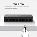 Miniatyrbild 4 av 4: Switch - hub ethernet - injektor Tenda - SG108 V4.0