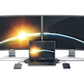 Miniatyrbild 2 av 2: Satechi Aluminium Type-C Pro Hub Adapter Dockningsstation - Thunderbolt 3 - 11,4 cm x 2,79 cm x 1,02 cm - 39,7 g
