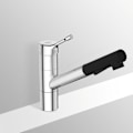 Miniatyrbild 1 av 2: Engreppsblandare för diskho - CERALOOK - medium justerbar rörpip - 2J utdragbar spray - Ideal Standard