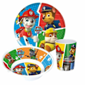 Miniatyrbild 2 av 2: Paw Patrol - servisset (tallrik, djup tallrik, glas)