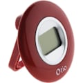 Miniatyrbild 1 av 2: Inomhustermometer - Otio - LCD-display - Röd - Temperaturspann från 0 till +50°C - Fällbart stativ