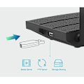 Miniatyrbild 4 av 4: Tp-link Wifi Router Archer C6u Ac1200 Dual Ap 4x Glan Usb/300Mbps 2,4/5Ghz 867 Direkt i uttag Inomhus Ap/