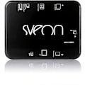 Miniatyrbild 1 av 3: Sveon extern minneskortläsare Elektronisk dni-läsare + Kort + SIM + CF Svart