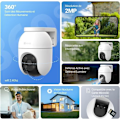 Miniatyrbild 2 av 4: Övervakningskamera - EZVIZ - C8c - 2MP - Färgnattvision - Automatisk 360° spårning Nattfärg