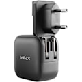 Miniatyrbild 3 av 4: MINIX Universell GaN Laddare med 3 portar Turbo 66W Snabbladdning 2 x USB-C Power Delivery 3.0, 1 x USB-A PD3.0