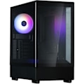 Miniatyrbild 1 av 6: Mini Tower PC-fodral utan strömförsörjning - ZALMAN P10 (svart) - Micro ATX/Mini-ITX - 1x120mm A-RGB - USB-C/3.0/HD Audio - Härdat glas