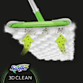 Miniatyrbild 5 av 6: Swiffer Mopp för dammsugning, 3D-rengöring, torra wipes påfyllningar 14 enheter