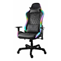 Miniatyrbild 1 av 4: Gamingstol - DELTACO GAMING - GAM-080 - Höjdjusterbar - Armstöd - Syntetiskt läder Svart