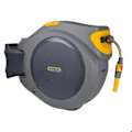 Miniatyrbild 1 av 4: FlowMax AutoReel högflödesväggsslangupprullare med 30 m slang - HOZELOCK - 25970000 Gul