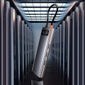 Miniatyrbild 6 av 6: 9 i 1 USB C HUB-adapter - Baseus - 4K HDMI - 3 USB 3.0-portar - 100W snabbladdning - Grå