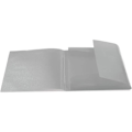 Miniatyrbild 2 av 4: Elastisk folder PP A4 genomskinlig grå