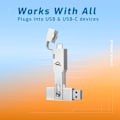 Miniatyrbild 2 av 3: Bärbar SSD - OWC - ENVOY PRO MINI - 1 To - USB-C + USB-A - Grå