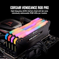 Miniatyrbild 4 av 5: RAM-minne - CORSAIR - Vengeance RGB Pro Series DDR4 - 16GB 2x8GB DIMM - 3200 MHz - CL16 - 1,35V - Svart