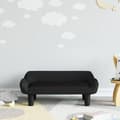 vidaXL Svart soffa för barn 70x40x24 cm sammet, mini soffa, mini soffa-stol, mini soffa för barn, soffa av 3196353