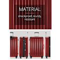 Miniatyrbild 4 av 4: Hauptstadtkoffer-reg HAUPTSTADTKOFFER - Alex - Glossy Red hard shell resväska, TSA, 75 cm, 119 liter