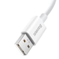 Miniatyrbild 3 av 6: Baseus - Högkvalitativ datakabel (CAYS001002) - USB till Typ-C, 65W, 2m - Vit